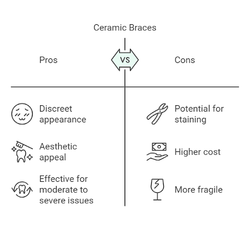 Ceramic Braces Pros vs Cons - Dental Excellence