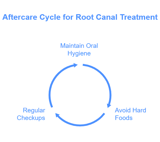 Aftercare Cycle for Root Canal Treatment At Dental Excellence