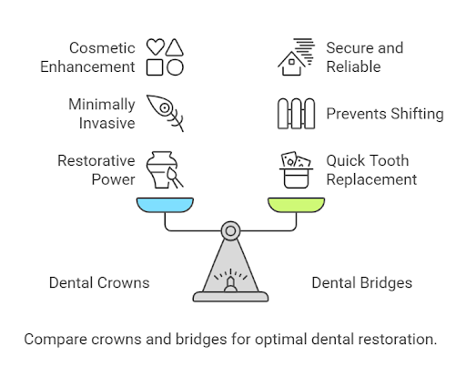 Benefits of Dental Crowns and Bridges 