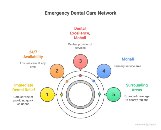 🦷 emergency dental care in mohali same day relief for pain & accidents visual selection